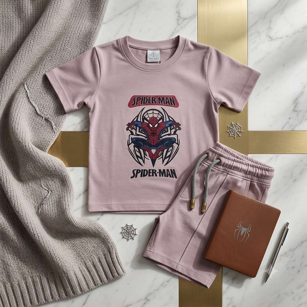 Premium Kids Cotton T-Shirt & Shorts Set – Soft & Comfortable Summer Outfit